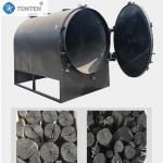 Log Charcoal Making Carbonization Furnace Horizontal Carbonization Machine for sale