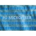 Plain Dyed Jacquard Grid Microfiber Twisted Pile Fabric For Mop Pad for sale
