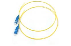 China Sc Upc FTTH 0.9mm Fiber Optic Pigtail With Connector supplier