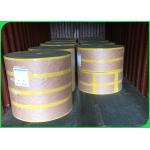 120g White Kraft Paper Virgin Wood Pulp No Fluorescent Agent 14mm Width