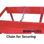 Red In Line Gas Cylinders Caddy Full Steel Structure 39 *16 *39 Inch