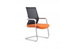 China Red Ergonomic Mesh Arched Feet Guest Manager Office Chair For Office supplier