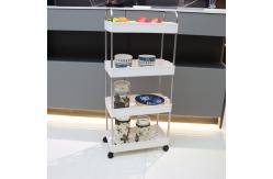 China Odorless Multi Layer Home Storage Carts PP Plastic sonsill Slim Fashionable supplier