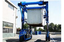 China El Container 40t Rtg Crane Rubber Tyre Mobile Portal Crane supplier