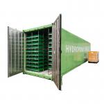 Daily 1000kg 3Hp Aircon Hydroponic Fodder Container For Cattle Farm for sale