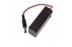 China 5.5MM Male Plug Battery Connector Case 9V With ON OFF Switch supplier