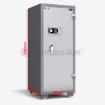 120mins Fire Rating L Type Brushed Solid Steel Handle Fireproof Safe Box with Emergency Key YB/FH-158 for Peace of Mind for sale