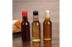 China Wholesale 8 Oz 12 Oz 16 Oz  Sauce Glass Bottles  With Screw Cap supplier