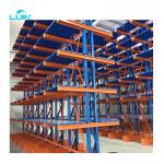 Double Side Based Cantilever Storage Racks Selective Metal Shelving With Iron Tube for sale