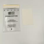4 Hole Clear Specimen Bag With Peel Strip Waterproof Self Adhesive for sale