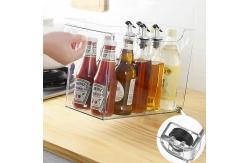 China Shatter Resistant Plastic Storage Organizer With Rolling Wheels And Handle supplier