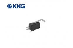 China CQC Micro Limit Switch With Roller 2 Pin , PBT Momentary Lever Switch supplier