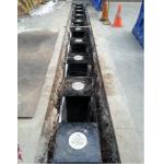 Fully Automatic Telescopic Security Bollards Guardrail Stops Vehicles Control Access