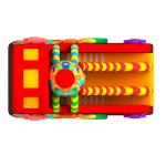 Custom Inflatable Double Slides Candy Inflatable Slides Castle For Kids