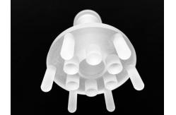 China Machining Quartz Glass Thread Parts Custom High Temperature supplier