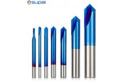 China High Speed Chamfer End Mill - 3 Flute 45° Helix Angle 3/8'' Shank supplier
