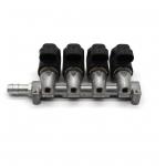 stable performance 2 Ohm LPG CNG Injector Rail 4 Cylinder For Autogas Car Kits for sale