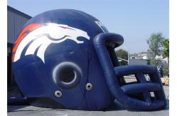 China Inflatable Blue Helmet Tunnel Sport Games Hot Inflatable Finger Tunnel supplier