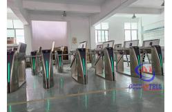 China Outdoor Access Control Turnstiles Anti Rust Stainless Steel With LED Lights supplier
