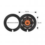 Diy Creative Blank Plastic Sublimation Car Sticker Sublimation Plastic Car Tax Disc Card Holder for sale