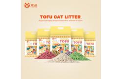 China OEM Flushable Tofu Cat Litter Fiber Soy Eco Friendly Cat Litter supplier