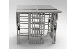 China Intelligent Auto Arc Full Height Turnstile Waterproof Access Control With Double Lane supplier