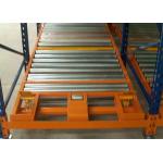 First In First Out Gravity Flow Pallet Rack With Steel Rollers Robot Welding