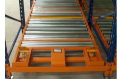 China First In First Out Gravity Flow Pallet Rack With Steel Rollers Robot Welding supplier