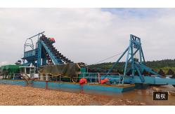 China Bucket Chain Dredger For Gold Mining Dredging supplier
