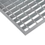 Hot Dipped Galvanized Serrated Carbon Steel Bar Grating 30*100 Mesh Hole for sale