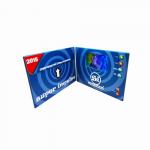 Offset printing 7 Inch Lcd Digital Video Business Card 1024*600P 128MB