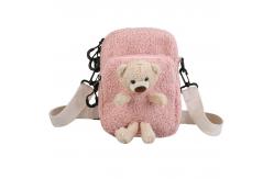 China No Smell Children Short Plush 3D Teddy Bear Bookbag supplier