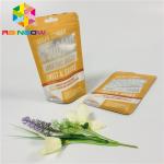 Snack Nuts Plastic Pouches Packaging Customzied Printing Clear Window With Resealable Zipper for sale