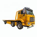 SINOTRUK HOWO Three-axle 12-ton Plate Wrecker, One Tow Two Plate Wreckers  Body Tow Truck for sale