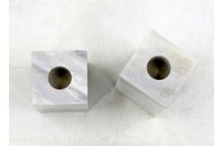 China 100% Natural marble 5x5x7cm Stone Candle Holders supplier
