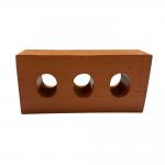 800 Centigrade Heat Insulation Terracotta House Build Block Decorative Material Rectangle Hollow Perforated Brick Outside for sale