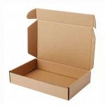 Eco Friendly Corrugated Cardboard Shipping Box Varnishing 9x9x9 for sale