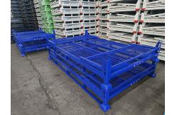 China Padlock Locking System Collapsible Pallet Cage With ISO9001 Certificate supplier