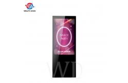 China Foldable Standalone LCD Portable Digital Signage Media Player With Movable Caster supplier
