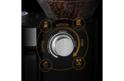 China Removable Adjustable Burr Coffee Grinder EU Plug Small 16 2 To 12 Cups supplier
