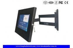 China Samsung Galaxy Ipad Kiosk Stand , Tablet Kiosk Enclosure Wall Mounted supplier