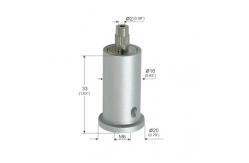 China Satin Silver Plated Lock Grippers Hanging System With A Cap YW86102 supplier