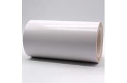 China 1Mil Anti Static Label Material Matte White Permanent Adhesive Antiflaming Polyimide With Glassine supplier