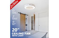 China Remote Control 20 Inch Bladeless Ceiling Fan With LED Light supplier
