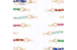 China Diy Handbag Bag Purse Chain Strap , Metal Crossbody Chain With Buckle supplier