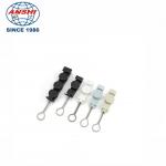 Leather Wire Plastic Optical Cable Fasteners, Ftth Optical Fiber Broadband Accessories Fittings for sale