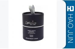 China Matt Black Cardboard Candle Boxes With Spot UV Packaging Boxes For Candles supplier
