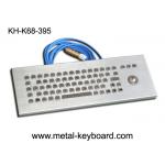 Desktop Stainless steel Ruggedized Keyboard with Laser Trackball for sale