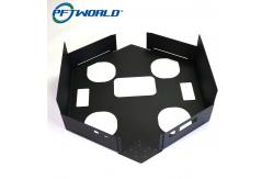 China OEM Custom Aluminum Laser Cutting Parts With Black Anodizing For Sheet Metal supplier