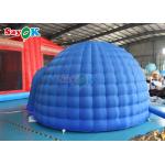 4m Tarpaulin Inflatable Igloo Dome Tent With LED Light Blower Promotional Parties